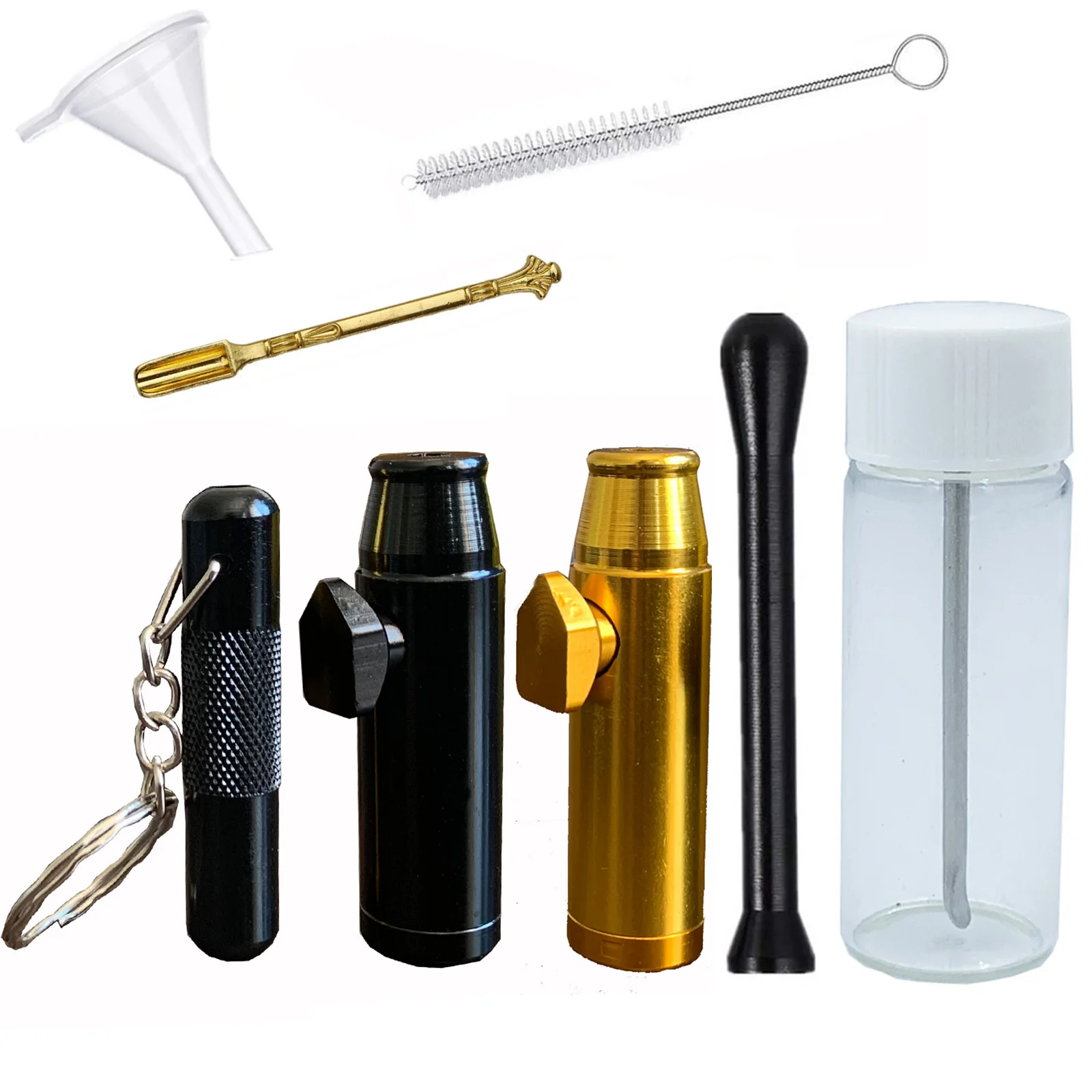 Glass Snuff Bottle with Spoon Portable Mini Metal Snuff Tube Metal Snuff Bullet Gold Snuff Metal Medicine Spoon Cleaning Brush
Glass Snuff Bottle with Spoon Portable Mini Metal Snuff Tube Metal Snuff Bullet Gold Snuff Metal Medicine Spoon Cleaning Brush