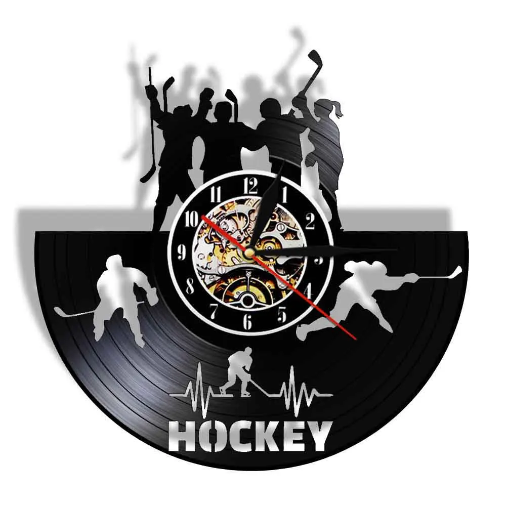 Sports Basketball Ice Hockey Soccer Vinyl Record Wall Clock Large 12" For Boy Kid Room Night Light with Remote Control
Sports Basketball Ice Hockey Soccer Vinyl Record Wall Clock Large 12" For Boy Kid Room Night Light with Remote Control