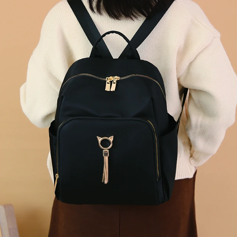 Fashion Design Women Backpack Solid Color Simple Oxford Backpacks Large Capacity Travel Rucksack New Ladies Waterproof Mochila
Fashion Design Women Backpack Solid Color Simple Oxford Backpacks Large Capacity Travel Rucksack New Ladies Waterproof Mochila