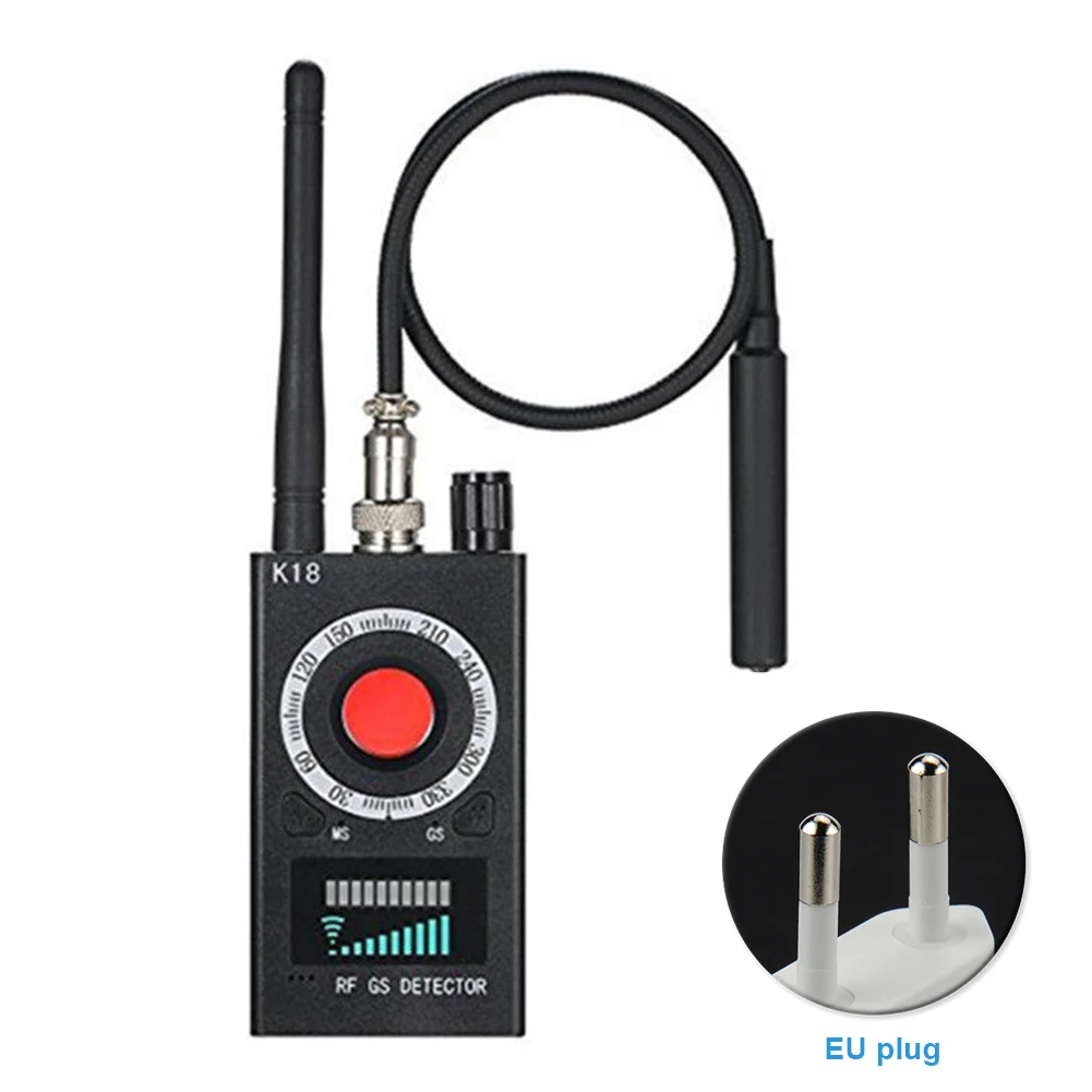 K18 Finder Scan GSM Camera Detector Privacy Protect Audio Full-Range RF Signal Radio Wave
K18 Finder Scan GSM Camera Detector Privacy Protect Audio Full-Range RF Signal Radio Wave