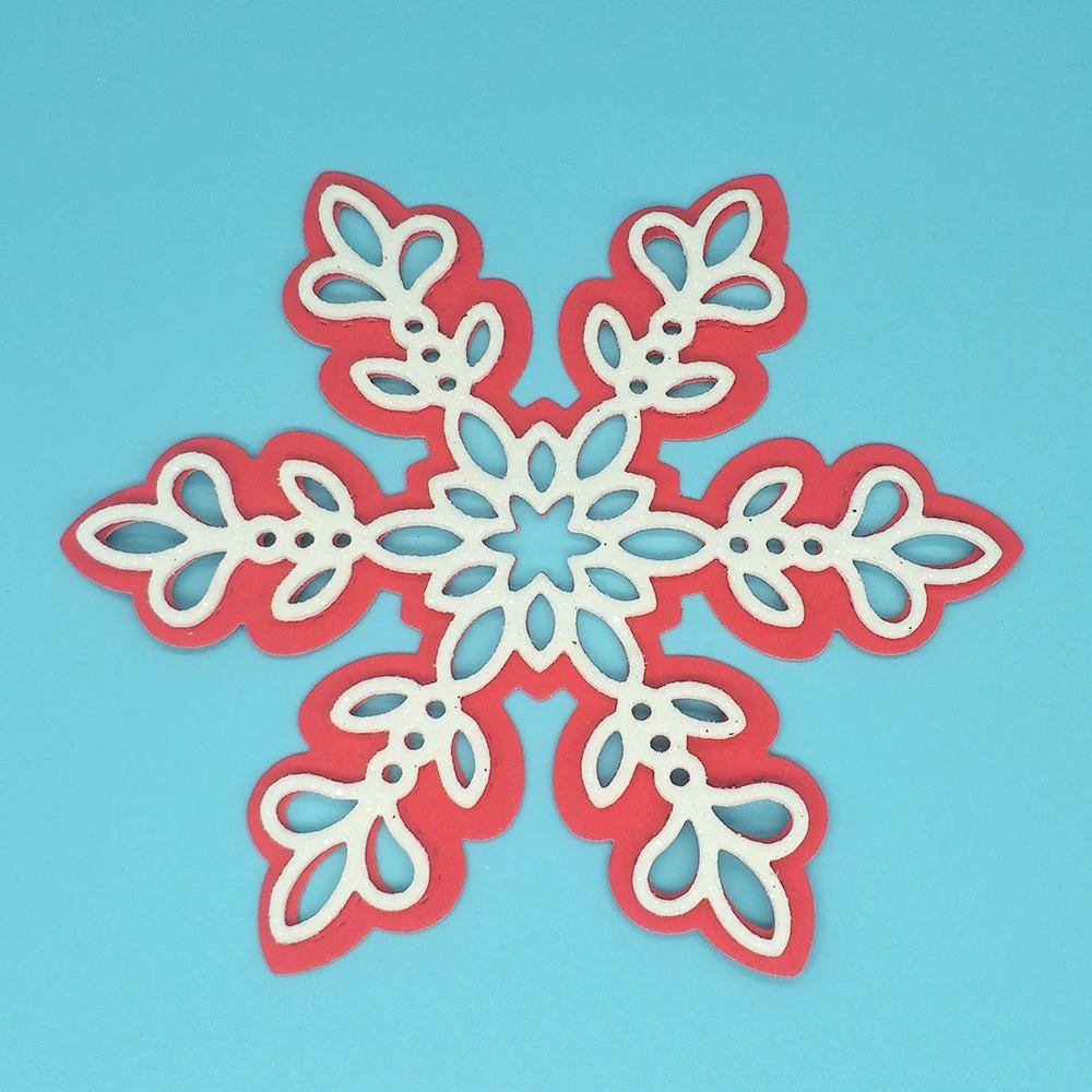 New exquisite Christmas snowflake metal cutting template DIY scrapbook, card making, embossing crafts, photo album decoration
New exquisite Christmas snowflake metal cutting template DIY scrapbook, card making, embossing crafts, photo album decoration