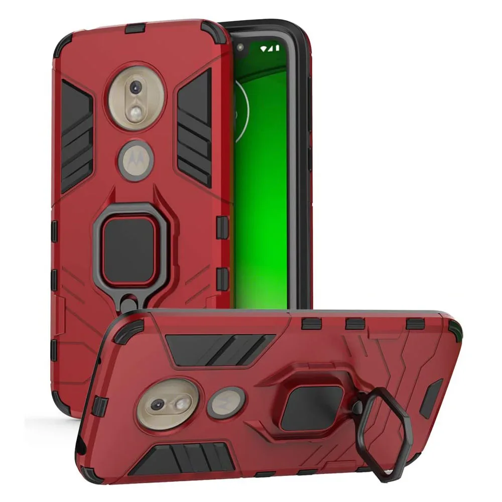 Чехол для телефона Motorola Moto G7 Play чехол с магнитным кольцом держателем и подставкой