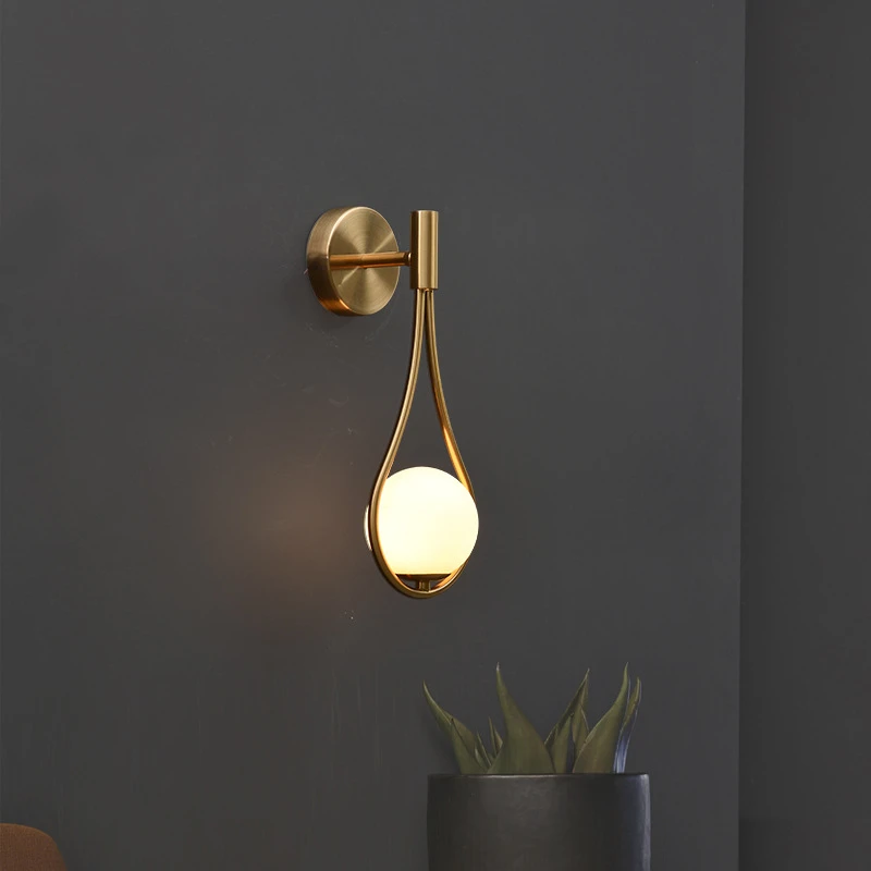 Modern Wall Light Glass Ball Luxury Gold Sconce Living Room Bedroom Bedside Aisle Staircase Nordic Wall Mount Indoor Decor Lamp
Modern Wall Light Glass Ball Luxury Gold Sconce Living Room Bedroom Bedside Aisle Staircase Nordic Wall Mount Indoor Decor Lamp