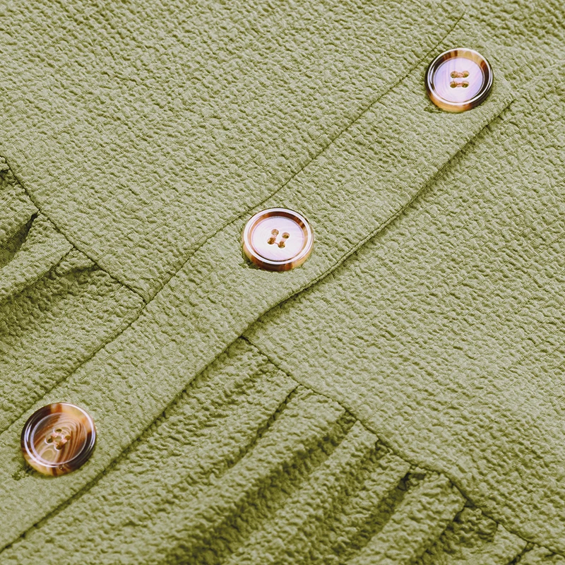 2021 New Solid Half Sleeve Short Dress Women Casual Spring Summer Single Breasted Shirring Ladies Party Mini Shirt Dresses 
2021 New Solid Half Sleeve Short Dress Women Casual Spring Summer Single Breasted Shirring Ladies Party Mini Shirt Dresses