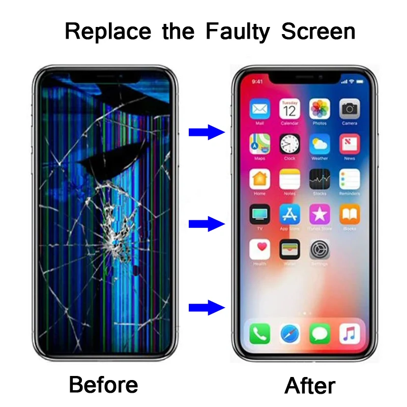 For iPhone XR 11 LCD Display Touch Screen Digitizer Assembly Replacement With 3D Touch 100% Strictly Tesed No Dead Pixels
For iPhone XR 11 LCD Display Touch Screen Digitizer Assembly Replacement With 3D Touch 100% Strictly Tesed No Dead Pixels