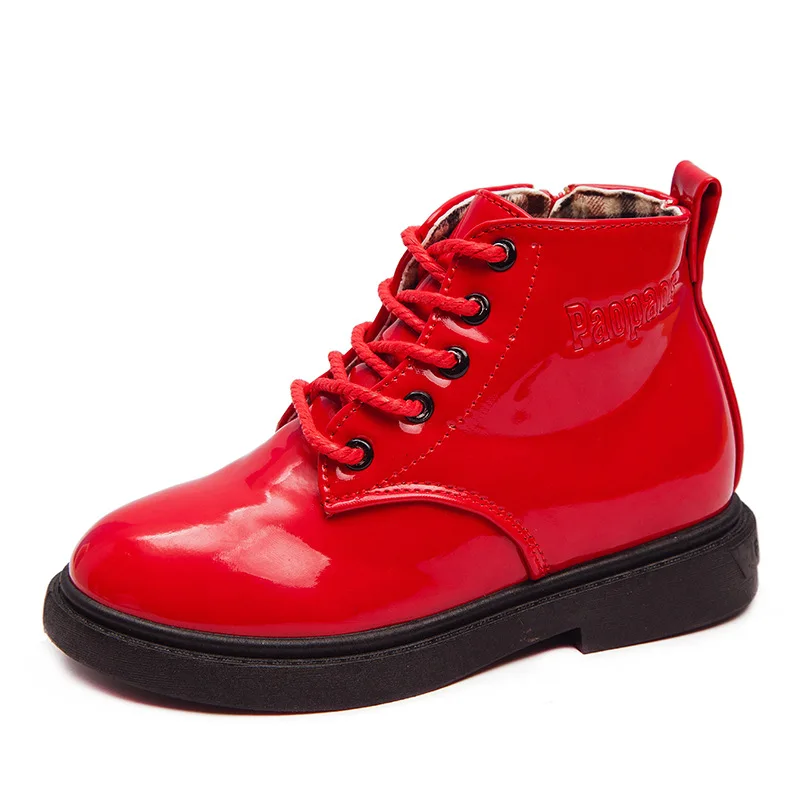 Spirng & Autumn Children Boots Patent Leather Children Ankle Boots Girls & Boys Shoes Fashion Kids Boots Size 25-36
Spirng & Autumn Children Boots Patent Leather Children Ankle Boots Girls & Boys Shoes Fashion Kids Boots Size 25-36