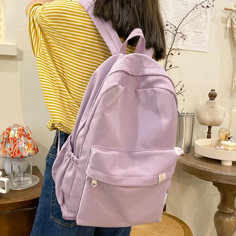 NEW Original Aizatly Schoolbag Korean Harajuku Ulzzang Japanese Student Female Simple Solid Color Wild Ins Girls Rucksack
NEW Original Aizatly Schoolbag Korean Harajuku Ulzzang Japanese Student Female Simple Solid Color Wild Ins Girls Rucksack