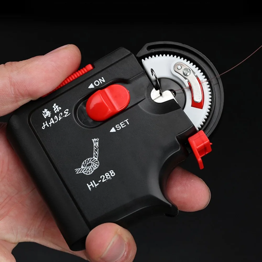 Полностью автоматическая электрическая машина для завязывания рыболовных крючков, рыболовные аксессуары, быстрое завязывание рыболовных ... 
Полностью автоматическая электрическая машина для завязывания рыболовных крючков, рыболовные аксессуары, быстрое завязывание рыболовных ...