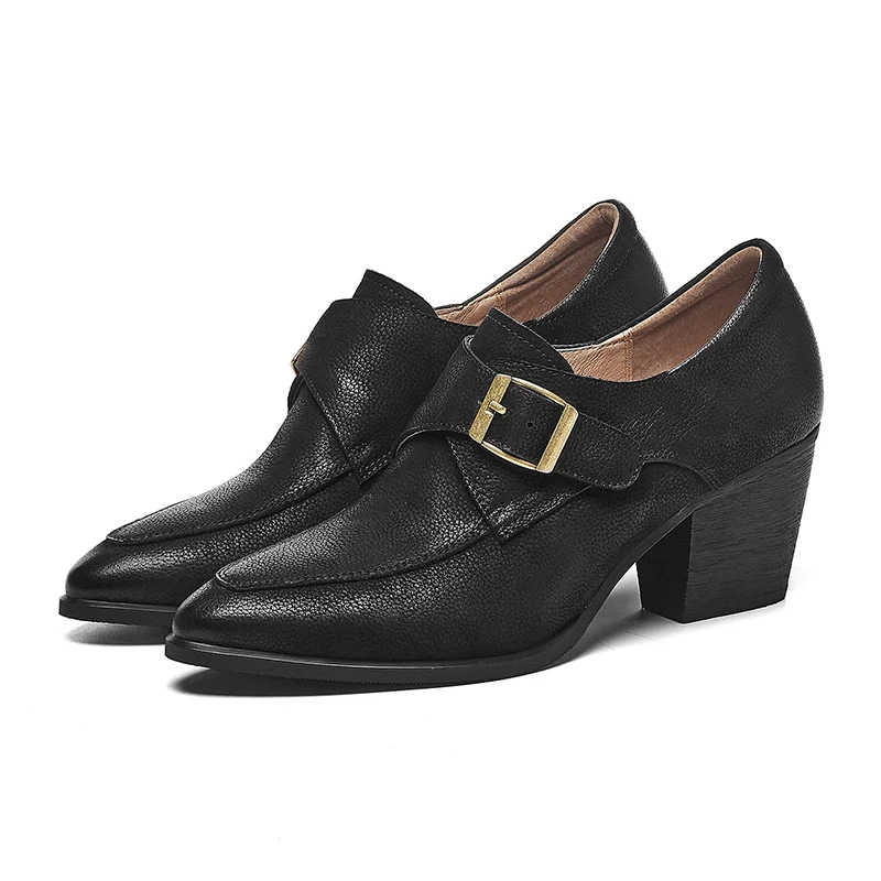 Women Pumps 2021 New Fashion Pumps Genuine Leather Square Heel Pointed Toe Black Brown Dress Office Ladies Spring Autumn Shoes
Women Pumps 2021 New Fashion Pumps Genuine Leather Square Heel Pointed Toe Black Brown Dress Office Ladies Spring Autumn Shoes