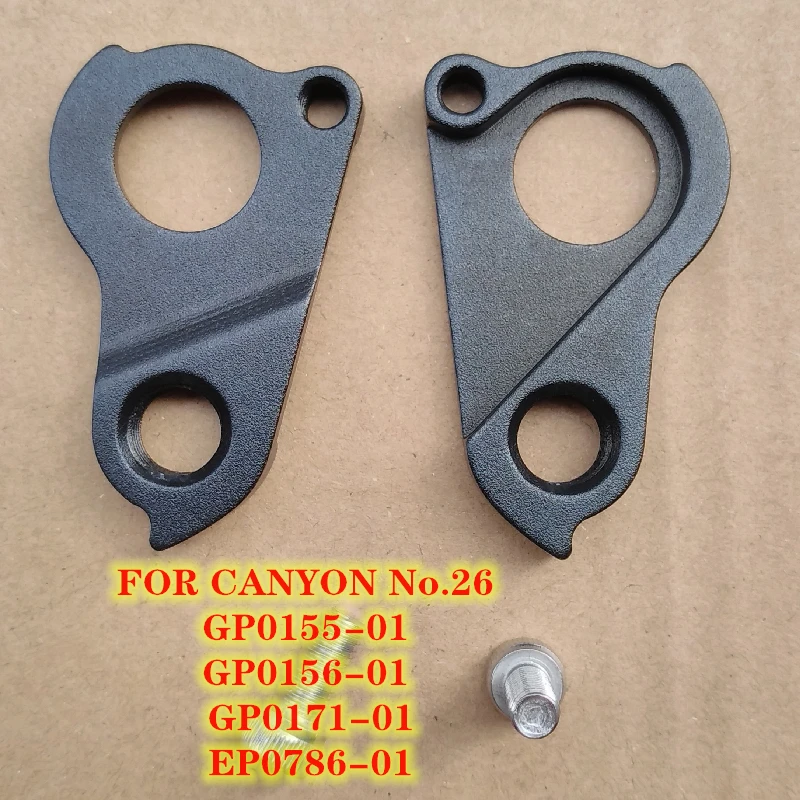 1pc CNC Bicycle derailleur hanger For CANYON No.26 Torque AL GP0155-01 EP0786-01 Sender CF Spectral Nerve MECH dropout With SRAM
1pc CNC Bicycle derailleur hanger For CANYON No.26 Torque AL GP0155-01 EP0786-01 Sender CF Spectral Nerve MECH dropout With SRAM