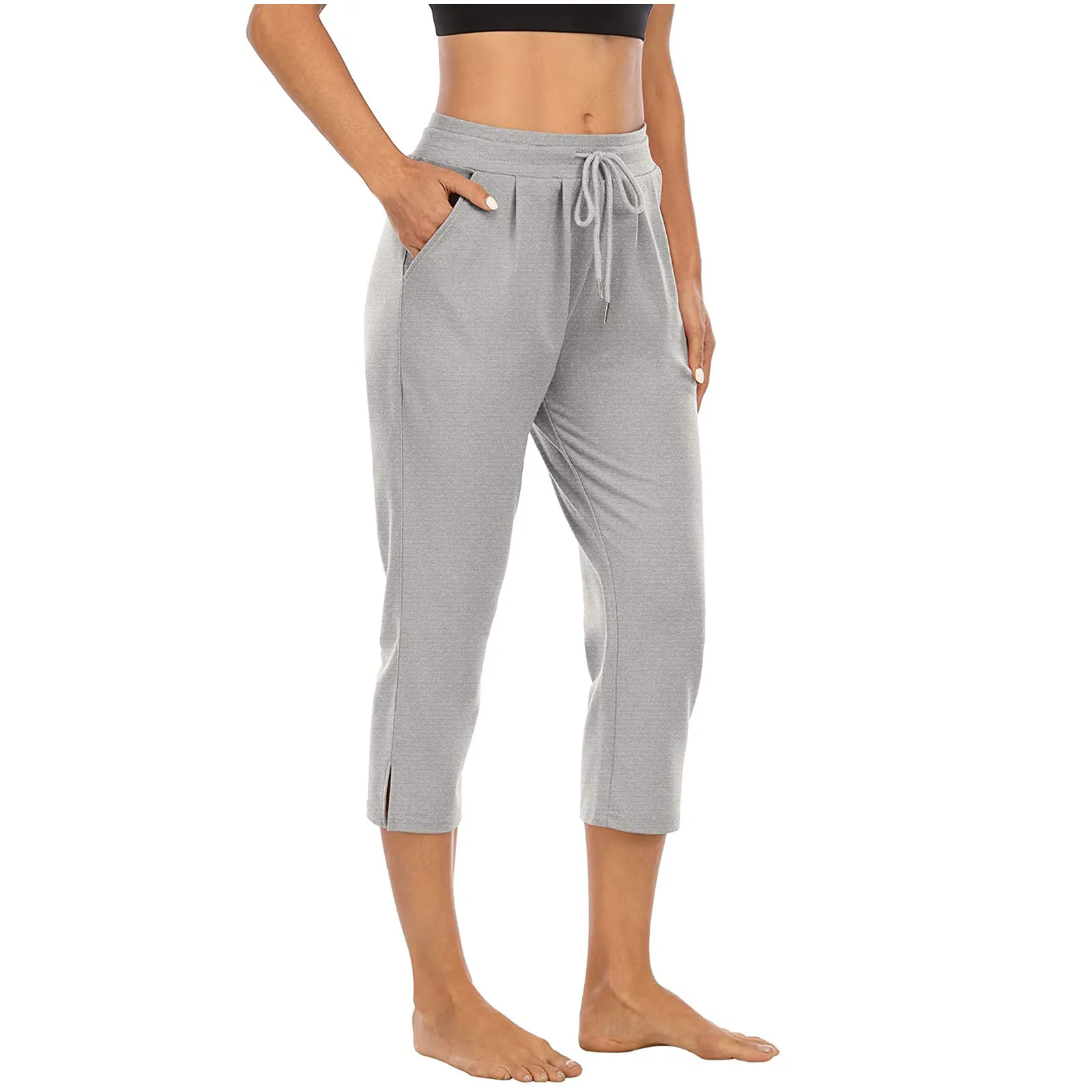 Flare Pants Pantalons Capris Women's Pure Color High Waist Pocket Sports Fitness Yoga Wide Leg Capris Pants Pantalon Femme
Flare Pants Pantalons Capris Women's Pure Color High Waist Pocket Sports Fitness Yoga Wide Leg Capris Pants Pantalon Femme