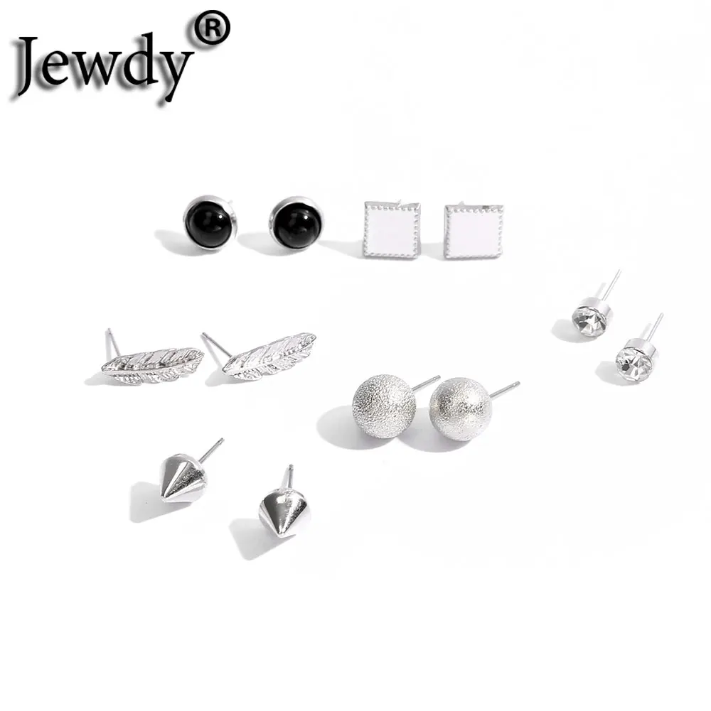 Boho Women Earring Set Vintage Feather Geometry Round Crystal Earrings Fashion Stone Gem Stud Ear Jewelry 2020 NEW Trendy 
Boho Women Earring Set Vintage Feather Geometry Round Crystal Earrings Fashion Stone Gem Stud Ear Jewelry 2020 NEW Trendy