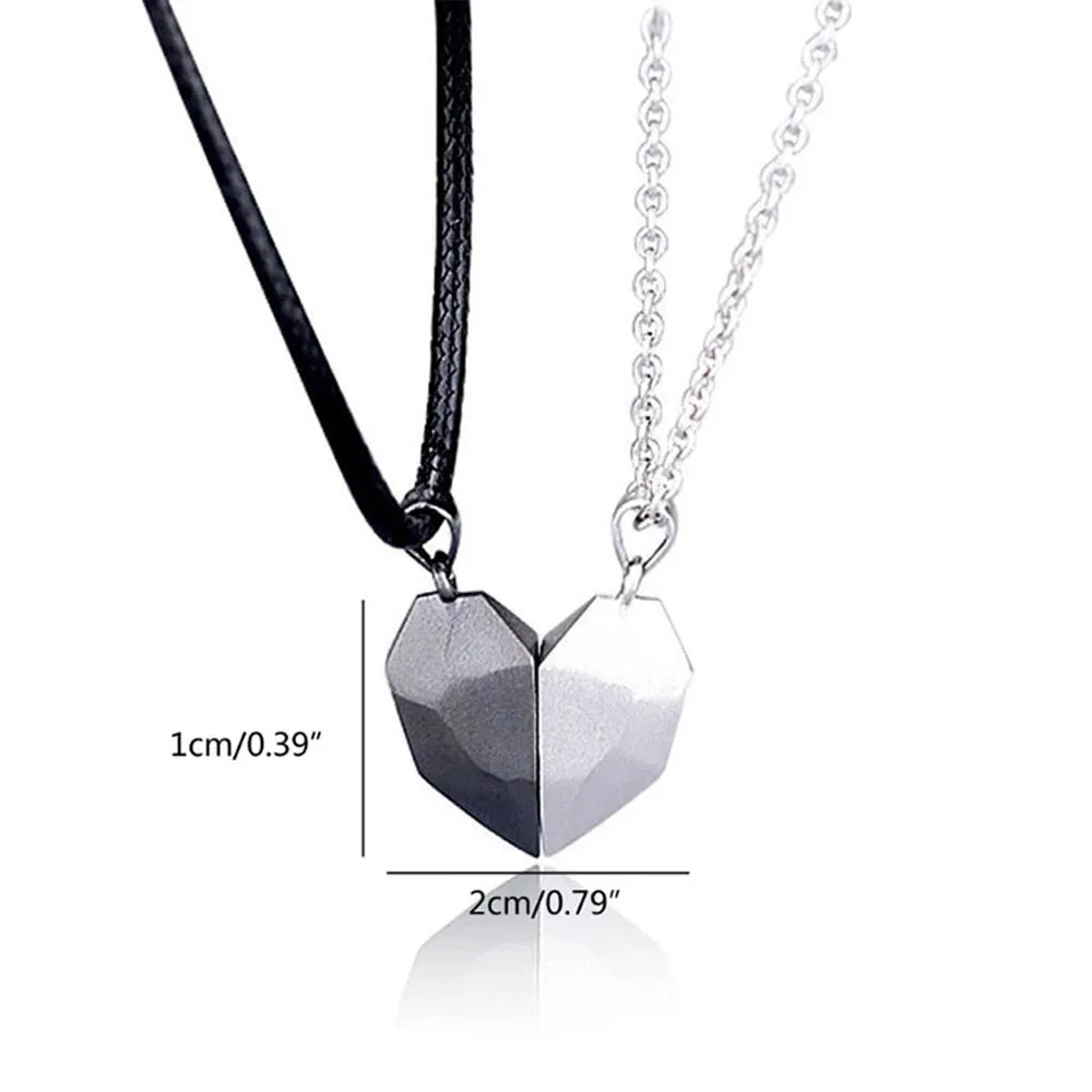1 Pairs Personalized Engraving Magnetic Attraction Heart Lover Couple Necklaces Set For Women Men Lover's Gift
1 Pairs Personalized Engraving Magnetic Attraction Heart Lover Couple Necklaces Set For Women Men Lover's Gift