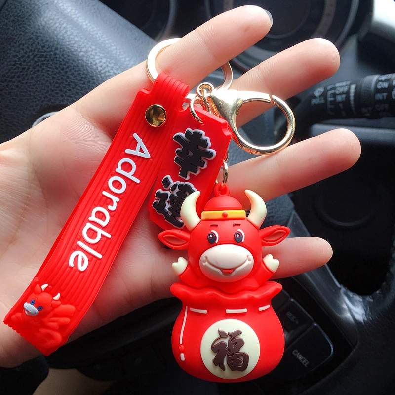 New Year Best Best Gift Doll Creative The Year Of The Ox Doll Keychain Car Key Chain Bag Pendant Key
New Year Best Best Gift Doll Creative The Year Of The Ox Doll Keychain Car Key Chain Bag Pendant Key