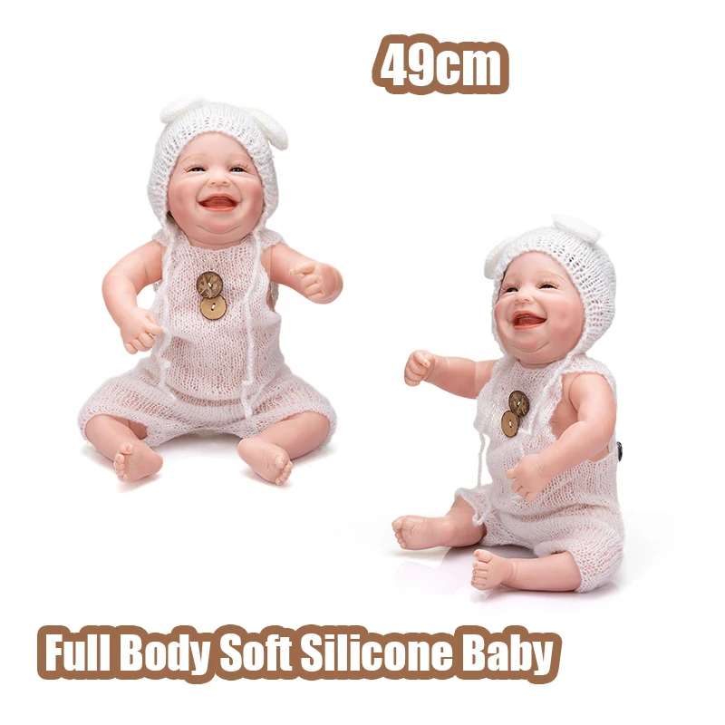 49 см Reborn Baby Doll полный силиконовые детские Sweet Happy для маленьких девочек Водонепроницаемый игрушки для ванной для детей, гиперреалистичный Пу...
49 см Reborn Baby Doll полный силиконовые детские Sweet Happy для маленьких девочек Водонепроницаемый игрушки для ванной для детей, гиперреалистичный Пу...