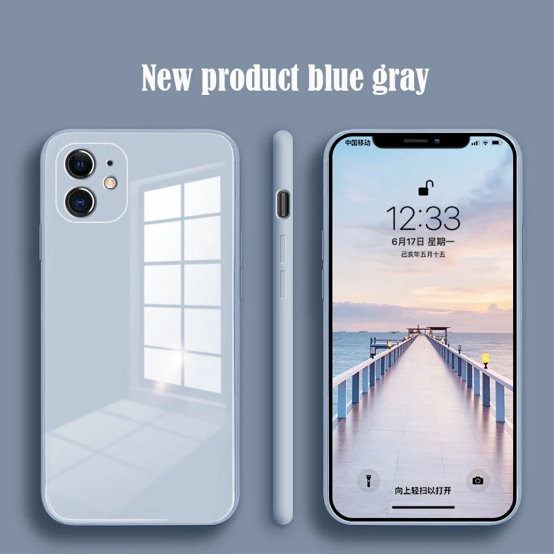 Liquid Glass Case For iPhone 12 11 Pro XS Max X XR 7 8 Plus SE2 2020 Scratch-Resistant Colorful Back Cover Protective Case
Liquid Glass Case For iPhone 12 11 Pro XS Max X XR 7 8 Plus SE2 2020 Scratch-Resistant Colorful Back Cover Protective Case