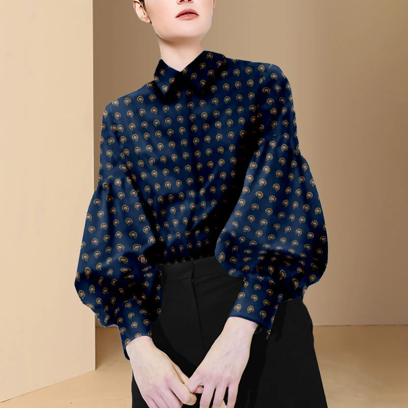 Blouse Women 2021 European Spring Womens Tops And Blouses Long Sleeve Print Women Clothing Women's Shirts Outwear blusa feminina
Blouse Women 2021 European Spring Womens Tops And Blouses Long Sleeve Print Women Clothing Women's Shirts Outwear blusa feminina