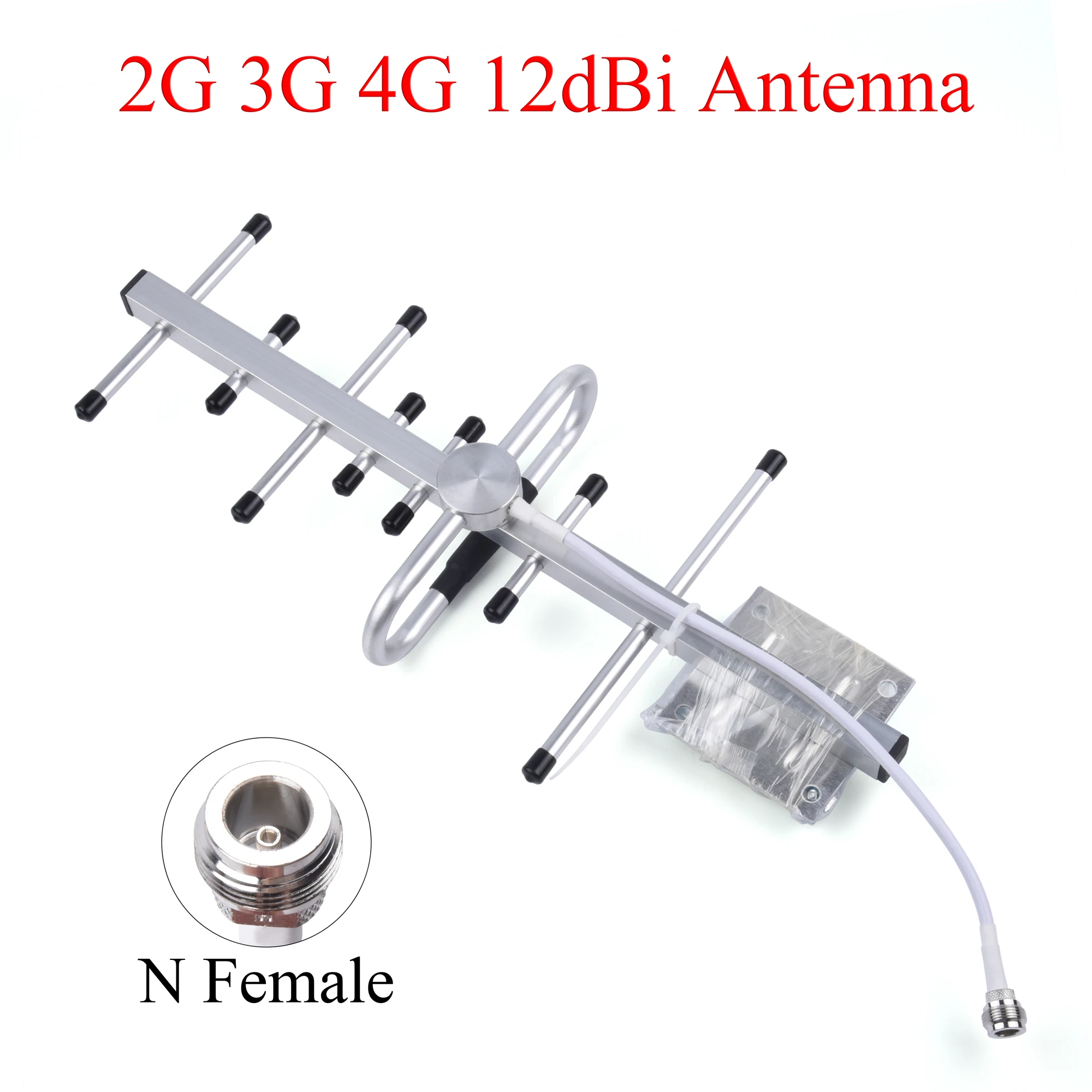 2G/3G/4G LTE 12dBi Antenna 698-2700MHz Outdoor Wireless Yagi Antenna N Female Connector Fit Signal Booster Amplifier Repeater
2G/3G/4G LTE 12dBi Antenna 698-2700MHz Outdoor Wireless Yagi Antenna N Female Connector Fit Signal Booster Amplifier Repeater