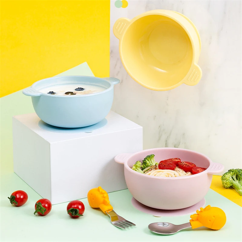 Silicone Baby Feeding Bowl Tableware Waterproof Non-Slip Crockery BPA Free Silicone Learning Dishes for Baby Bowl Baby Plate 
Silicone Baby Feeding Bowl Tableware Waterproof Non-Slip Crockery BPA Free Silicone Learning Dishes for Baby Bowl Baby Plate
