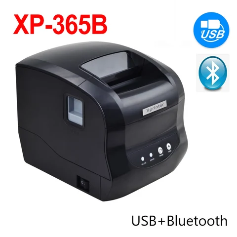 Принтер Xprinter 80 мм или 58 мм, термопринтер для этикеток, 2,3 дюйма, принтер для печати штрих-кодов, Bluetooth, чековый принтер LAN/Bluetooth/USB