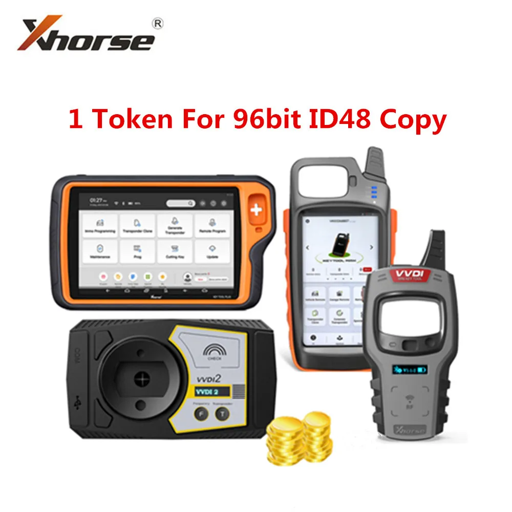 One Token Copy 48 and ID48 96bit for Xhorse VVDI2/Key Tool Plus/Mini VVDI Key Tool/Key Tool Max
One Token Copy 48 and ID48 96bit for Xhorse VVDI2/Key Tool Plus/Mini VVDI Key Tool/Key Tool Max