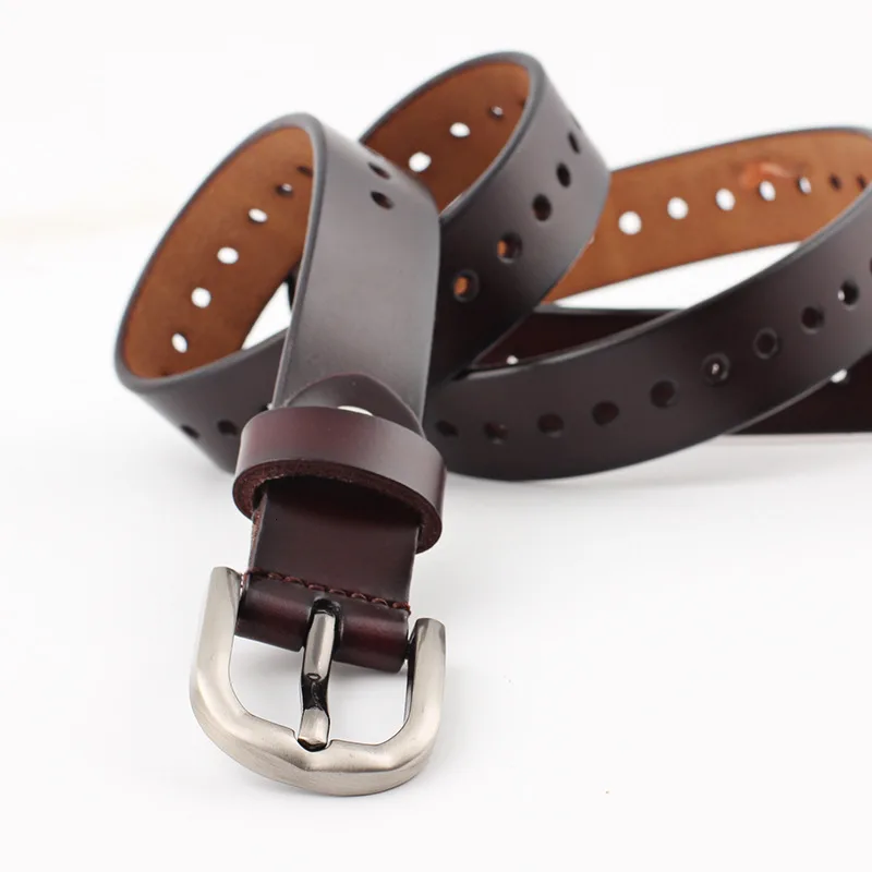 Women Belt High Quality Cowskin Waistband Female Fashion Casual Genuine Leather Belts Alloy Pin Buckle Belt Hollow Out Strap
Women Belt High Quality Cowskin Waistband Female Fashion Casual Genuine Leather Belts Alloy Pin Buckle Belt Hollow Out Strap