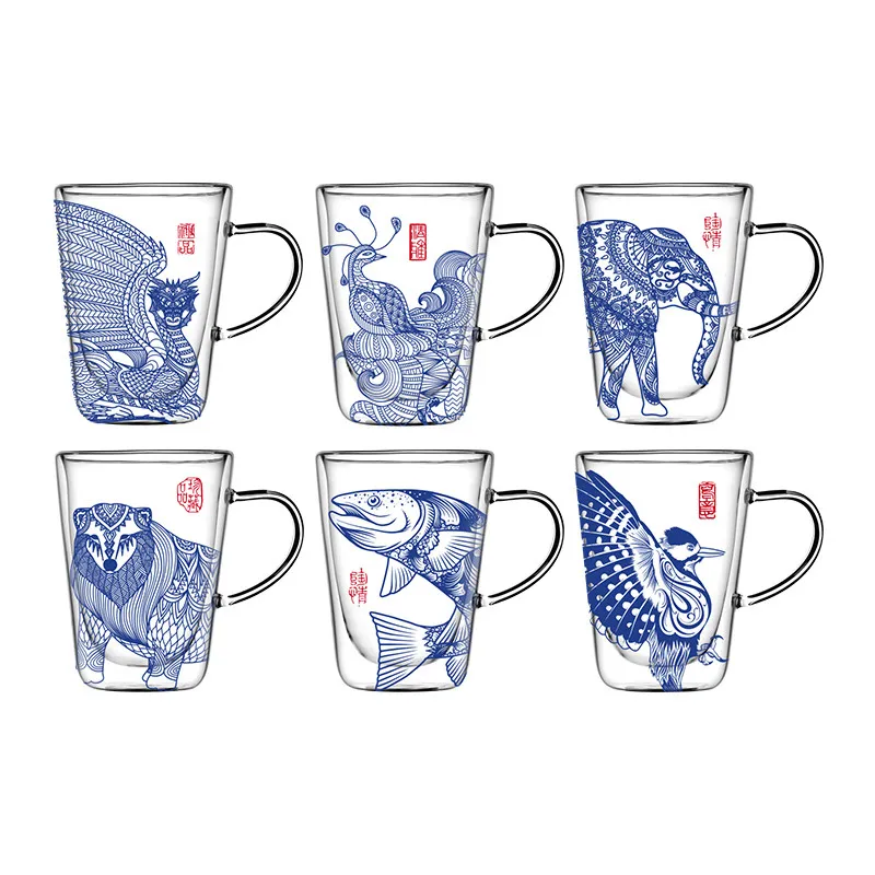 Creative Chinese Office Household Double Heat-Resistant Glass Coffee Cup With Handle Milk Tea Cup Gift Box Set
Creative Chinese Office Household Double Heat-Resistant Glass Coffee Cup With Handle Milk Tea Cup Gift Box Set