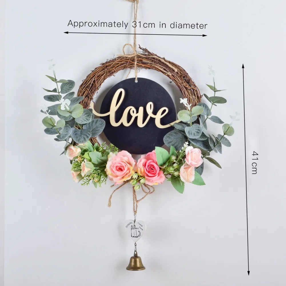 Blackboard Artificial Wreath Wall Accessories Wedding Banquet Decorations American Garden Door Knocker Ornament Home Decor
Blackboard Artificial Wreath Wall Accessories Wedding Banquet Decorations American Garden Door Knocker Ornament Home Decor