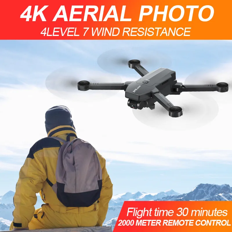RC Drone 1906 GPS 5G WIFI FPV Optical Flow Visual Positioning Quadcopter With 4K HD ESC Dual Camera Remote Control Drone Toys
RC Drone 1906 GPS 5G WIFI FPV Optical Flow Visual Positioning Quadcopter With 4K HD ESC Dual Camera Remote Control Drone Toys
