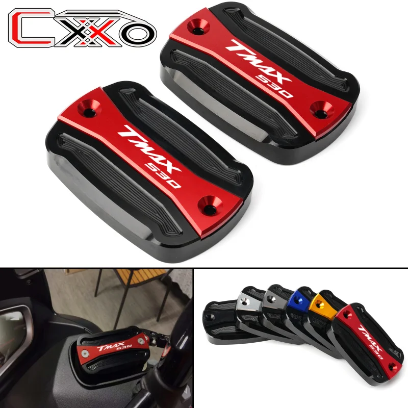Motorcycle CNC Front Brake cylinder cover Cap cover with TMAX 530 logo For Yamaha TMAX530 TMAX 530 SX DX T-MAX 2012-2018 2019
Motorcycle CNC Front Brake cylinder cover Cap cover with TMAX 530 logo For Yamaha TMAX530 TMAX 530 SX DX T-MAX 2012-2018 2019