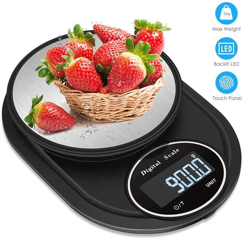 Цифровые кухонные весы 11lb/5кг 0,1 г точные пищевые диетические весы для приготовления пищи Многофункциональные измерительные инструменты из...
Цифровые кухонные весы 11lb/5кг 0,1 г точные пищевые диетические весы для приготовления пищи Многофункциональные измерительные инструменты из...