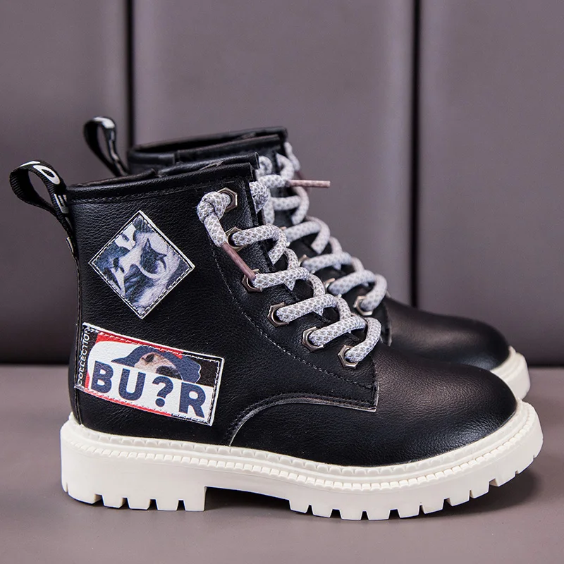 Kids Shoes Martin Boots Children Snow Shoes Autumn and Winter 2019 Children of Leather Waterproof Sneakers
Kids Shoes Martin Boots Children Snow Shoes Autumn and Winter 2019 Children of Leather Waterproof Sneakers