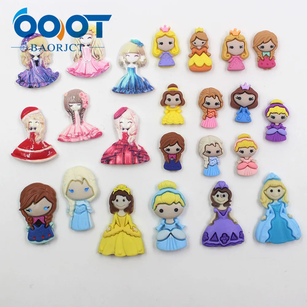 OOOT BAORJCT 20312 2 10 шт. 30 мм * 22 Разноцветные Мультяшные украшения плюшевые материалы