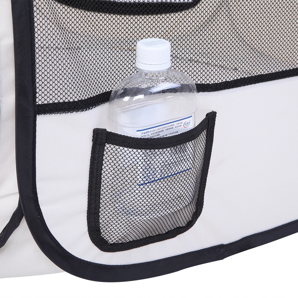 36" Portable Foldable 600D Oxford Cloth & Mesh Pet Playpen Fence with Eight Panels Blue
36" Portable Foldable 600D Oxford Cloth & Mesh Pet Playpen Fence with Eight Panels Blue