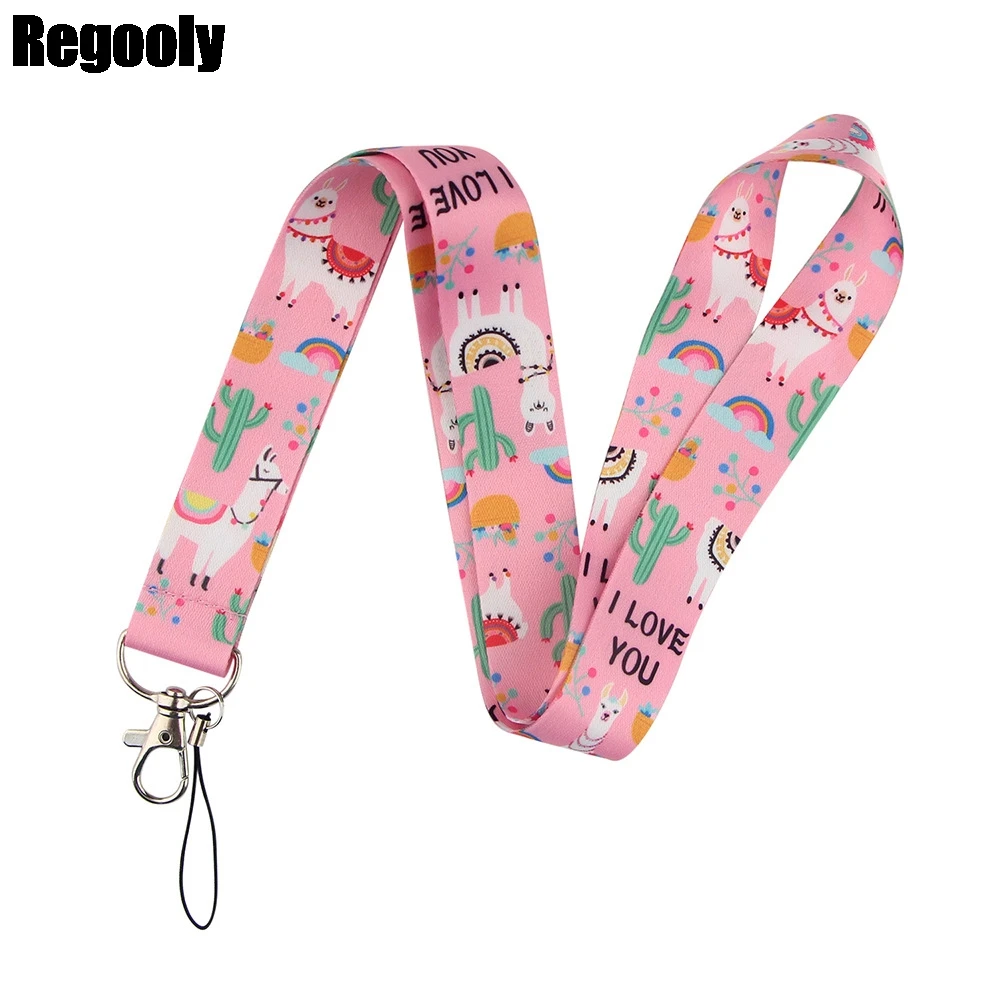 Cute alpaca Lanyard for Keys Phone Cool Neck Strap Lanyard for Camera Whistle ID Badge Cute webbings ribbons Gifts
Cute alpaca Lanyard for Keys Phone Cool Neck Strap Lanyard for Camera Whistle ID Badge Cute webbings ribbons Gifts