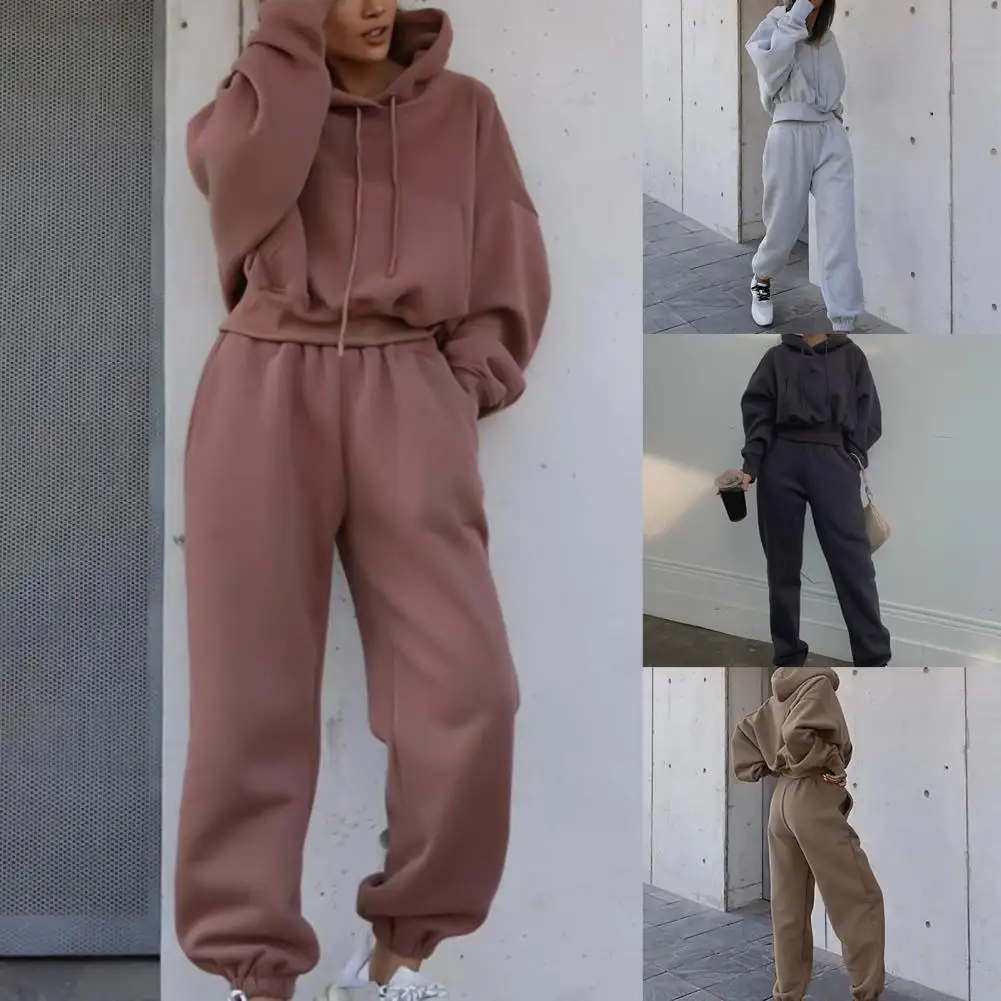 Fashion Tracksuit 2 Piece Women Set Casual Oversized Hoodies Sweatshirt Loose Sweatpants Autumn Women Outfits Joggers Sport Suit
Fashion Tracksuit 2 Piece Women Set Casual Oversized Hoodies Sweatshirt Loose Sweatpants Autumn Women Outfits Joggers Sport Suit