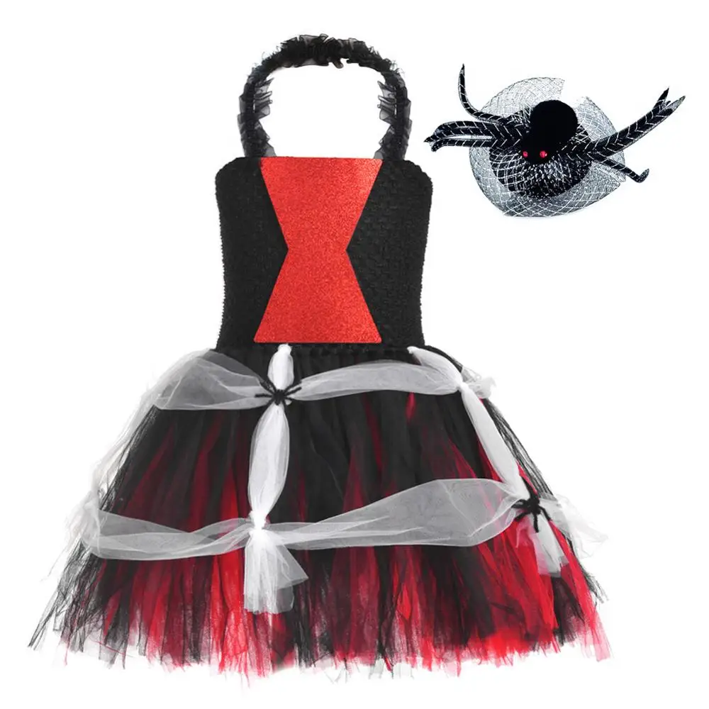 Girls Halloween Poisonous Widow Spider Costume Kids Devil Halloween Outfit Knee Length Girls Carnival Party Dress Witch Clothes
Girls Halloween Poisonous Widow Spider Costume Kids Devil Halloween Outfit Knee Length Girls Carnival Party Dress Witch Clothes