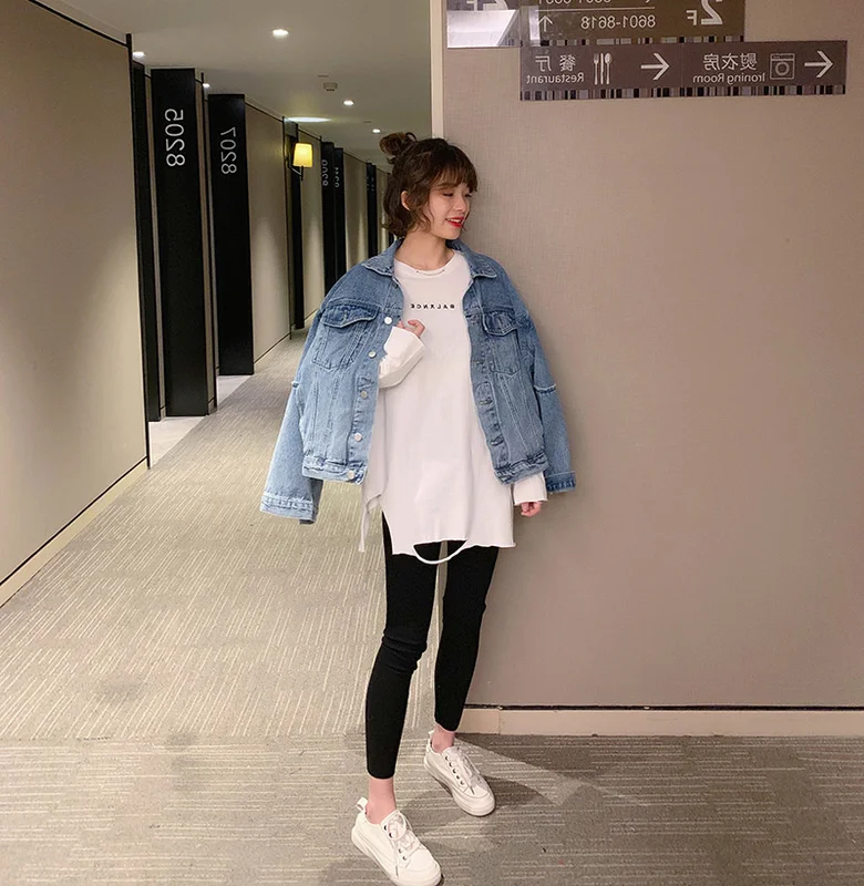 Ранняя осень корейский стиль средняя длина рваный креативный принт длинный рукав
Ранняя осень корейский стиль средняя длина рваный креативный принт длинный рукав