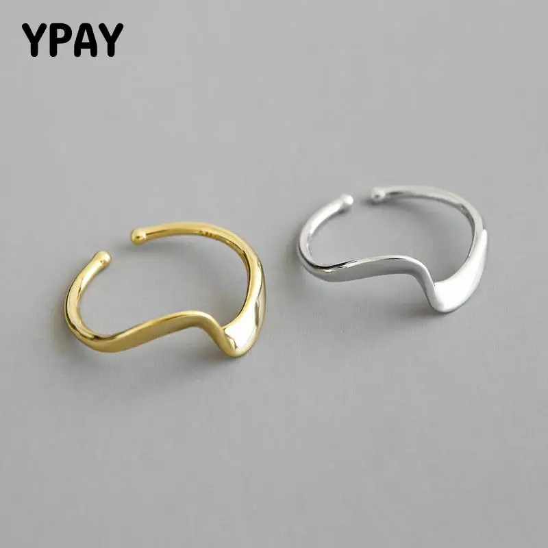 YPAY, 100%, твердые, 925 пробы, серебряные, открытые кольца для женщин, Корея, INS, простой волнистый узор, кольцо на палец, Bague, рождественский подаро...
YPAY, 100%, твердые, 925 пробы, серебряные, открытые кольца для женщин, Корея, INS, простой волнистый узор, кольцо на палец, Bague, рождественский подаро...