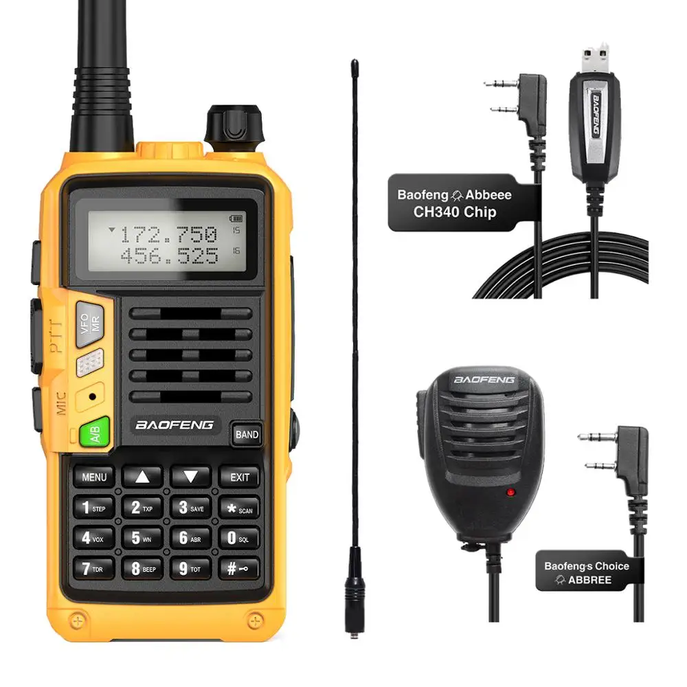 BaoFeng UV-S9 Plus With NA-771 MIC 10W Long Range Portable Powerful Transceiver upgrade With Walkie Talkie CB Radio
BaoFeng UV-S9 Plus With NA-771 MIC 10W Long Range Portable Powerful Transceiver upgrade With Walkie Talkie CB Radio