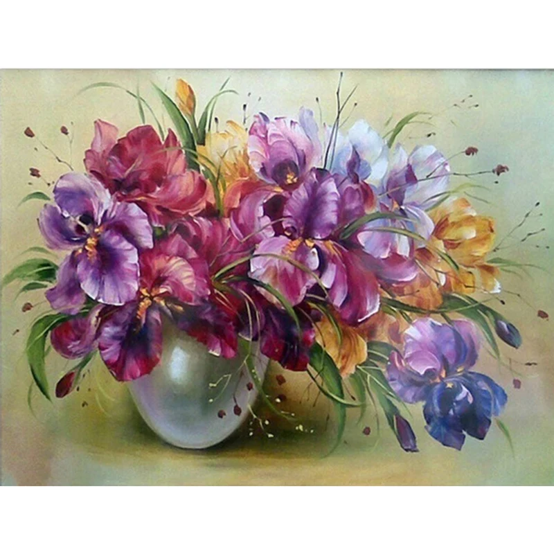 DIY 5D Diamond Painting Purple Flowers Diamond Embroidery Cross Stitch Kids Full Round Drill Rhinestones Mosaic Hobby Home Decor
DIY 5D Diamond Painting Purple Flowers Diamond Embroidery Cross Stitch Kids Full Round Drill Rhinestones Mosaic Hobby Home Decor