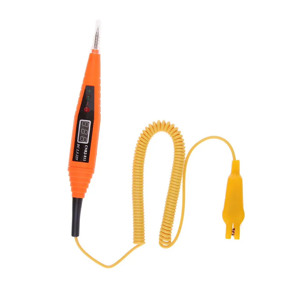 2.5-32V Circuit Tester Car Motorbike Electrical Probe Light Voltage Pen Test
2.5-32V Circuit Tester Car Motorbike Electrical Probe Light Voltage Pen Test