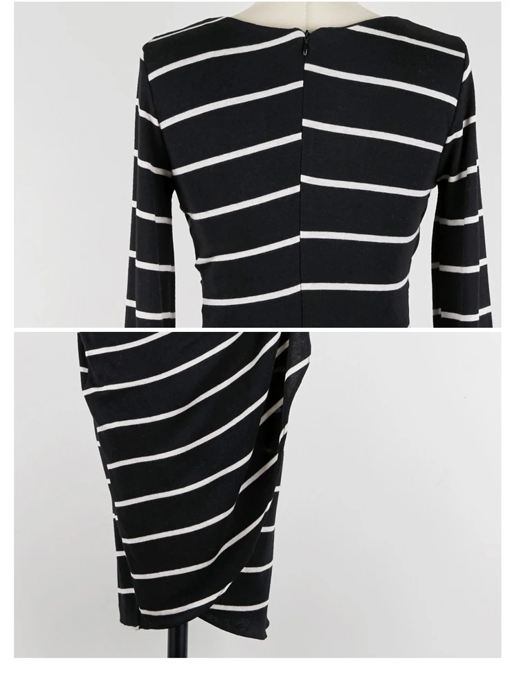 BacklakeGirls Spring Autumn Sexy V Neck Three Quarter Sleeve Black White Stripe Slim Women Dress Vestidos De Fiesta De Noche
BacklakeGirls Spring Autumn Sexy V Neck Three Quarter Sleeve Black White Stripe Slim Women Dress Vestidos De Fiesta De Noche