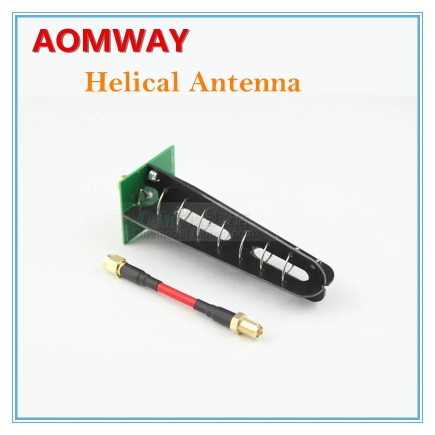 T./ 1 шт. Aomway 11dbi 7 поворота 5 8 ГГц винтовой антенна ANT003 RHCP SMA/армированным пластиком