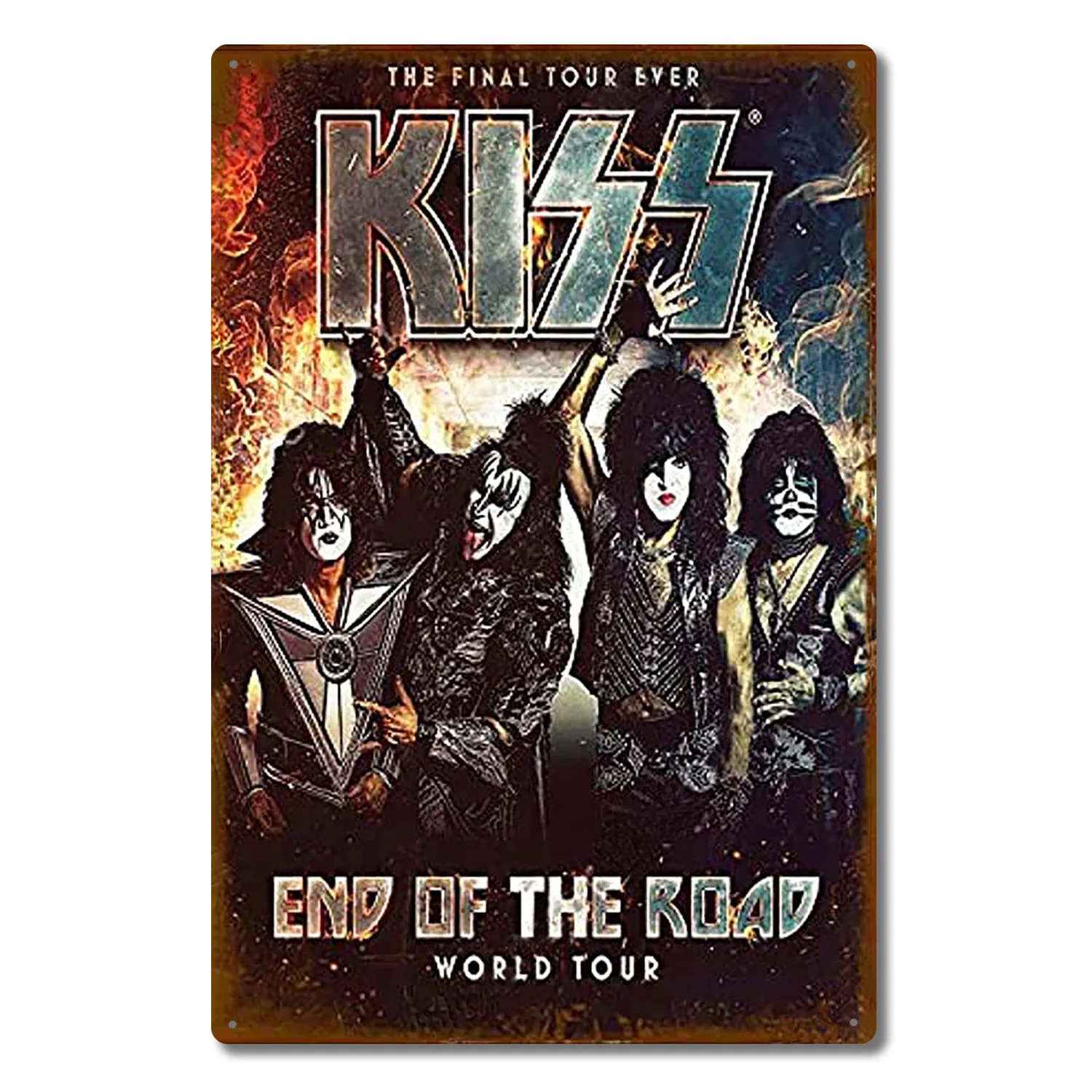Hard Rock Music Fstival Tin Signs Vintage Metal Plaque Retro Rock Jazz Kiss Band Wall Art Poster for Bar Pub Club Decor 20x30cm
Hard Rock Music Fstival Tin Signs Vintage Metal Plaque Retro Rock Jazz Kiss Band Wall Art Poster for Bar Pub Club Decor 20x30cm