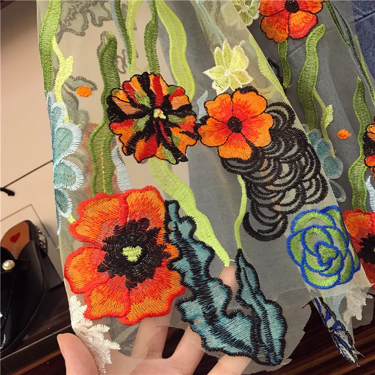 Plus size women Summer floral embroidery mesh patchwork denim dresses short sleeve high waist irregular ruffles vintage vestidos
Plus size women Summer floral embroidery mesh patchwork denim dresses short sleeve high waist irregular ruffles vintage vestidos