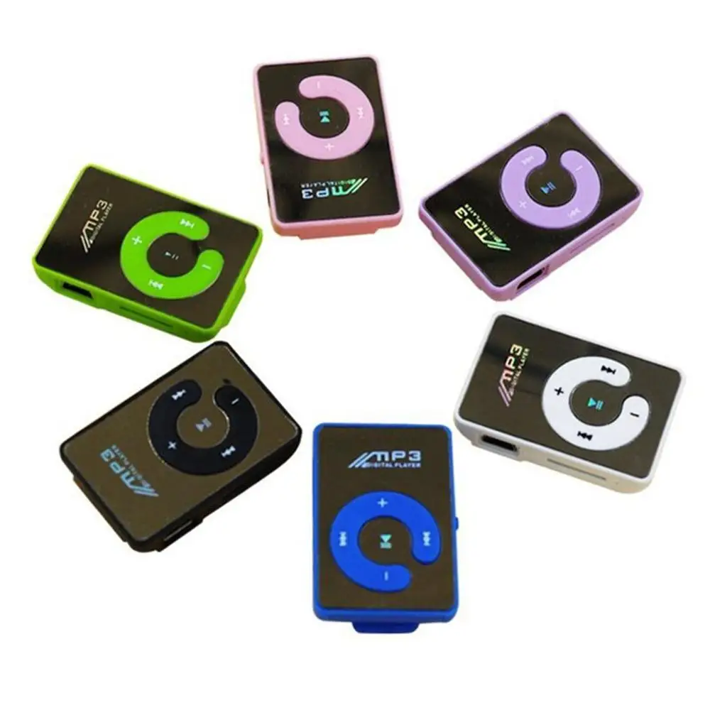 Мини плеер MP3 портативный низкая цена USB с зажимом совместим механическими