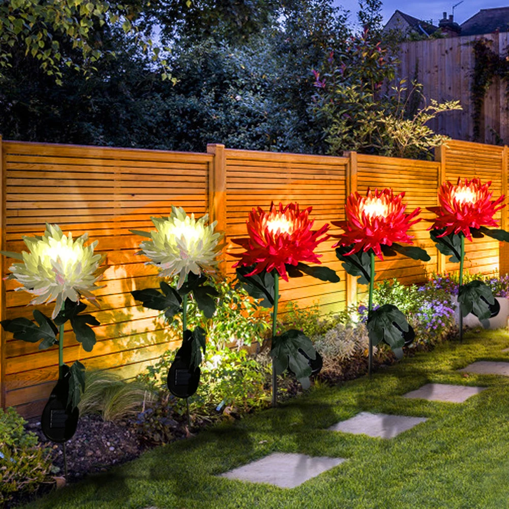 2 шт. светодиодный солнечный светильник искусственная Хризантема искусственный цветок на открытом воздухе Водонепроницаемый садовый став...
2 шт. светодиодный солнечный светильник искусственная Хризантема искусственный цветок на открытом воздухе Водонепроницаемый садовый став...