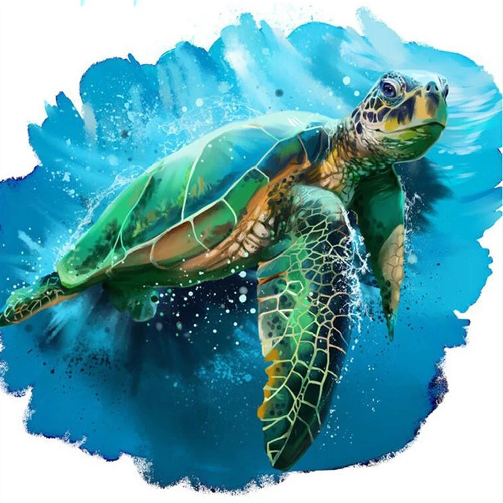 5D DIY Diamond Painting Turtle In Water Home Decoration Diamond Embroidery Classic Style Square Rhinestone Painting
5D DIY Diamond Painting Turtle In Water Home Decoration Diamond Embroidery Classic Style Square Rhinestone Painting