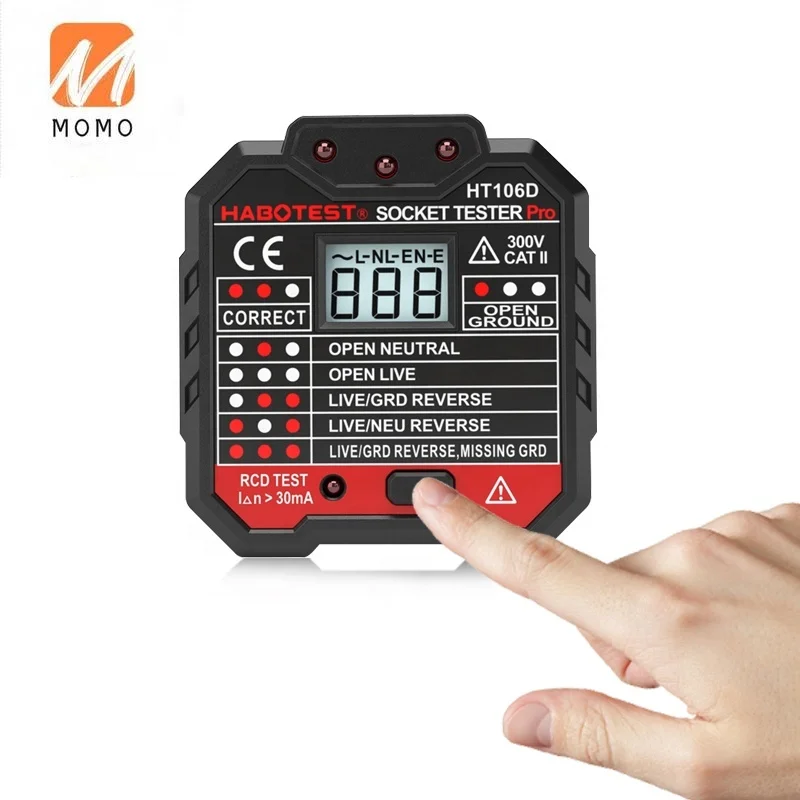 AC48V~250V UK SMART Plug Socket Outlet Tester Digital Display LCD Socket Tester Circuit Polarity Detector
AC48V~250V UK SMART Plug Socket Outlet Tester Digital Display LCD Socket Tester Circuit Polarity Detector